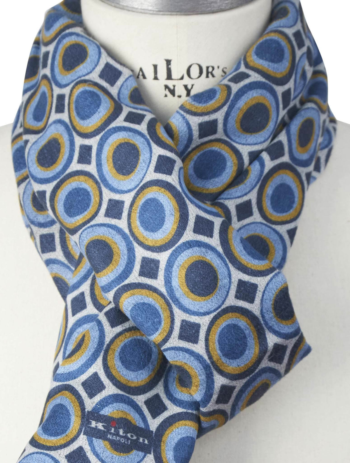 Kiton Kiton Multicolor Silk Scarf Multicolor 001