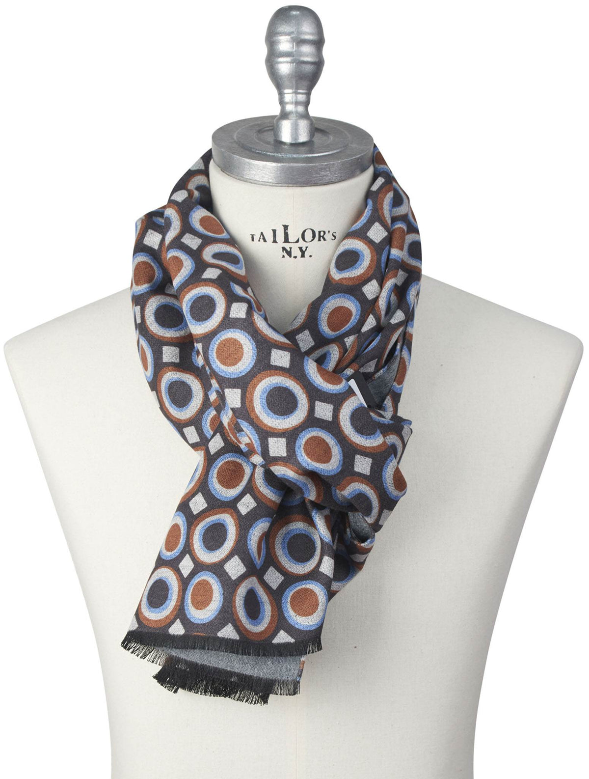 Kiton Kiton Multicolor Silk Scarf Multicolor 000