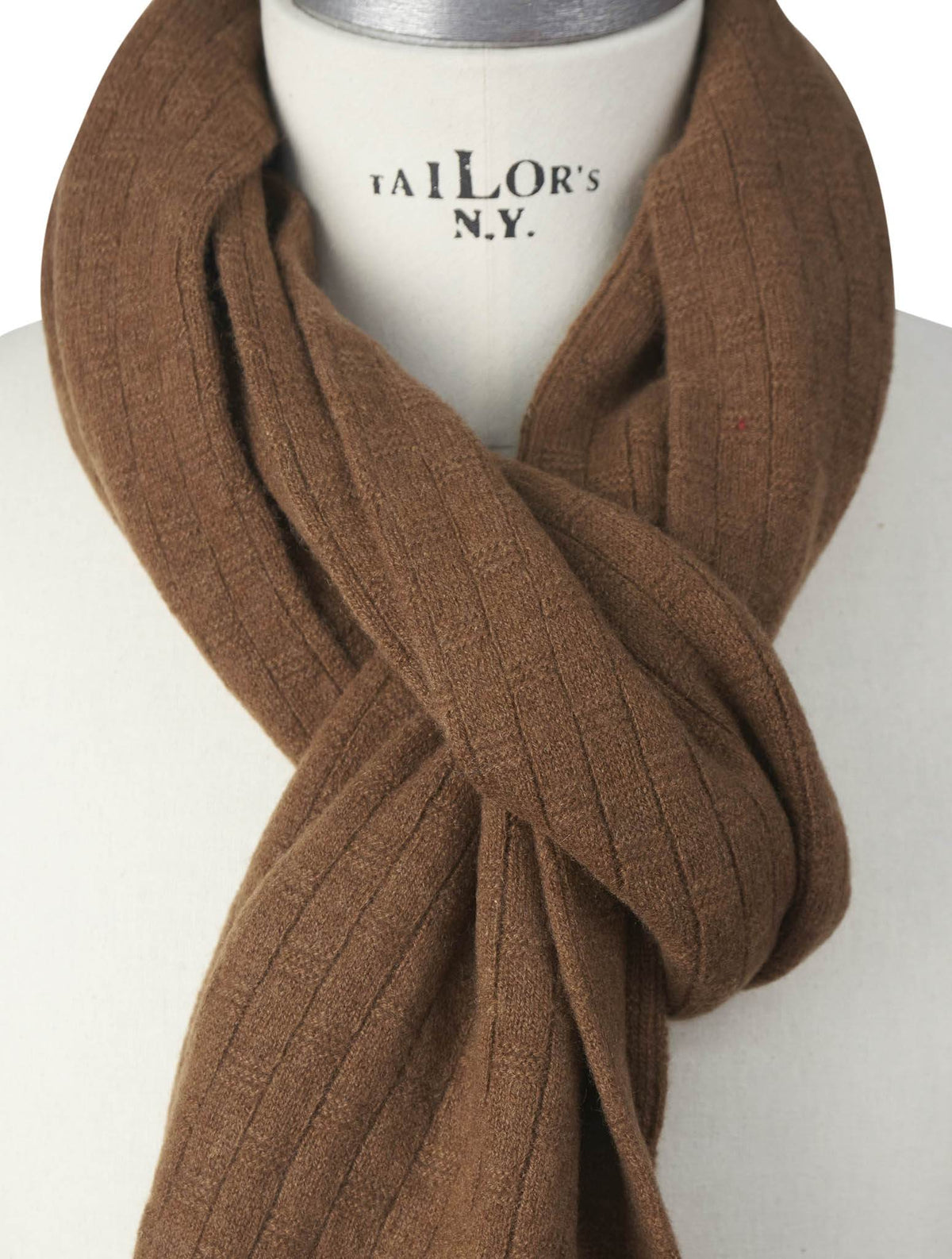 Kiton Kiton Brown Cashmere Scarf Brown 001
