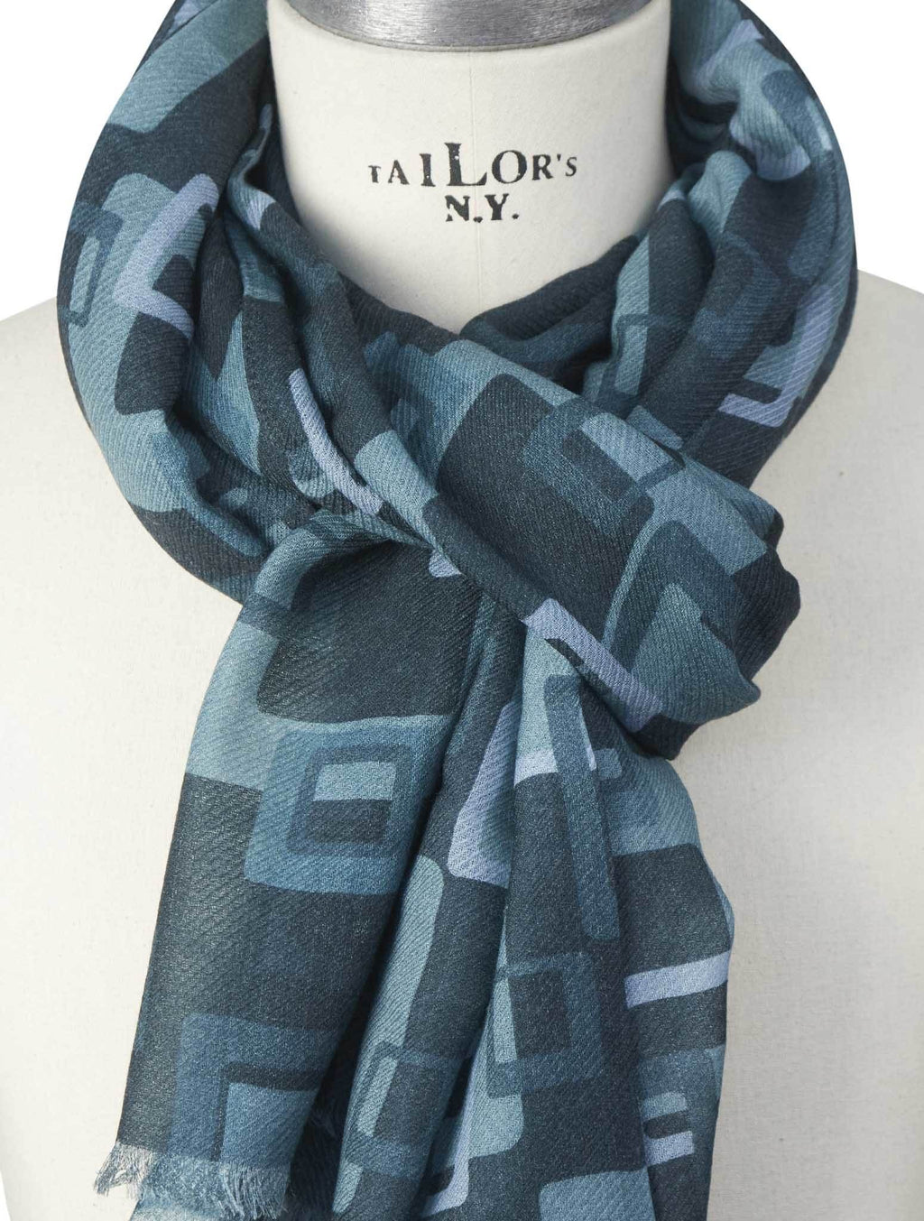 Kiton Kiton Multicolor Wool Cashmere Scarf Multicolor 001