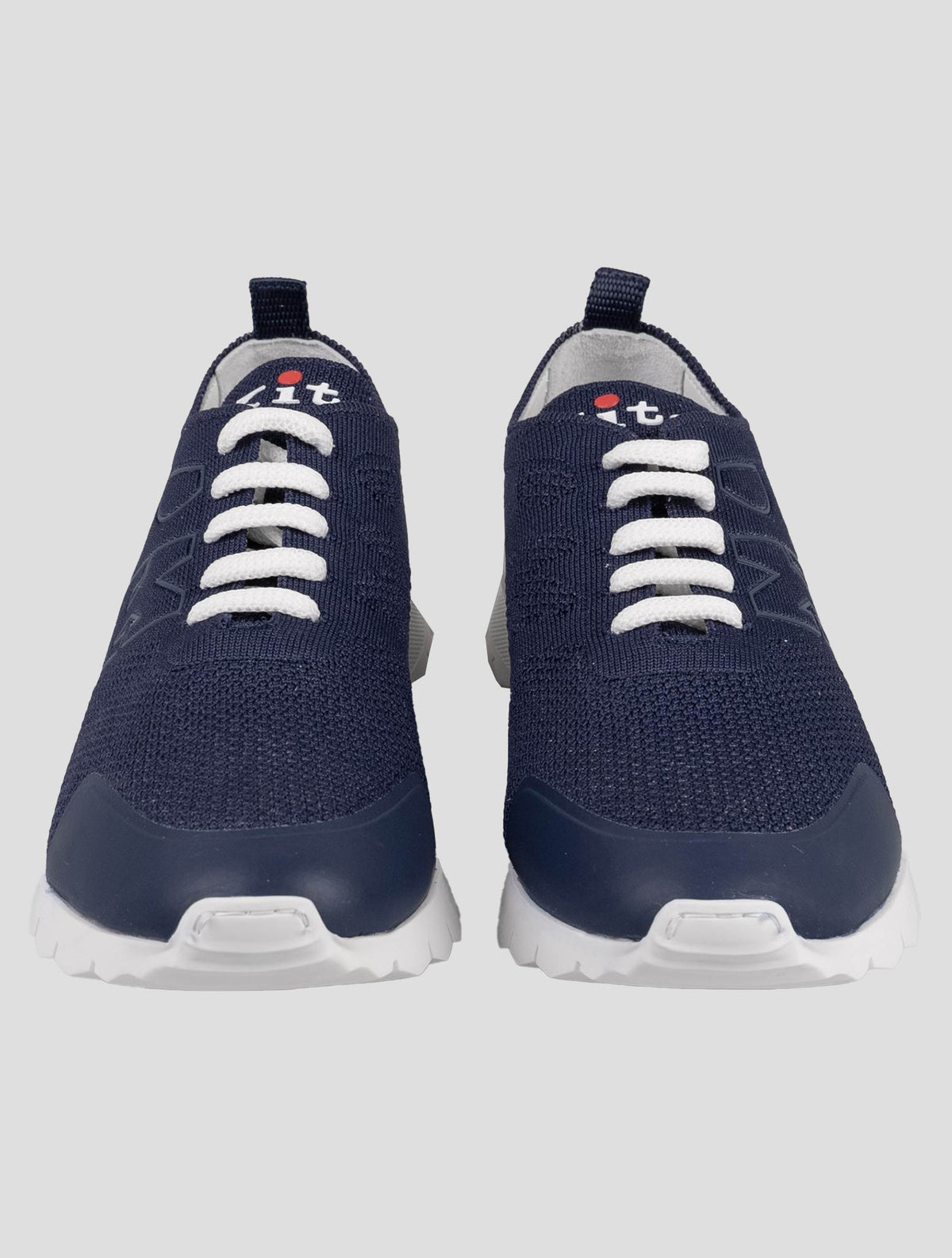 Kiton Kiton Blue Cotton Ea Pu Sneakers Blue 001