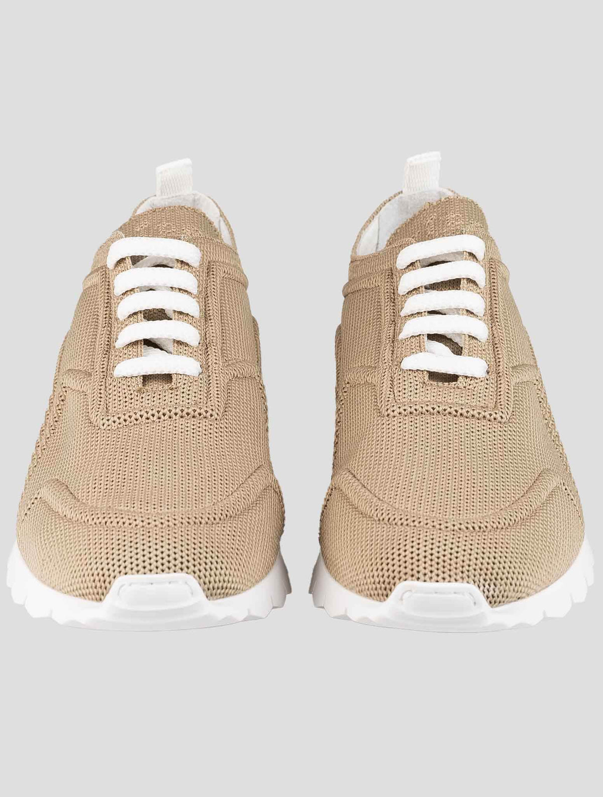 Kiton Kiton Beige Cotton Ea Sneakers Beige 001