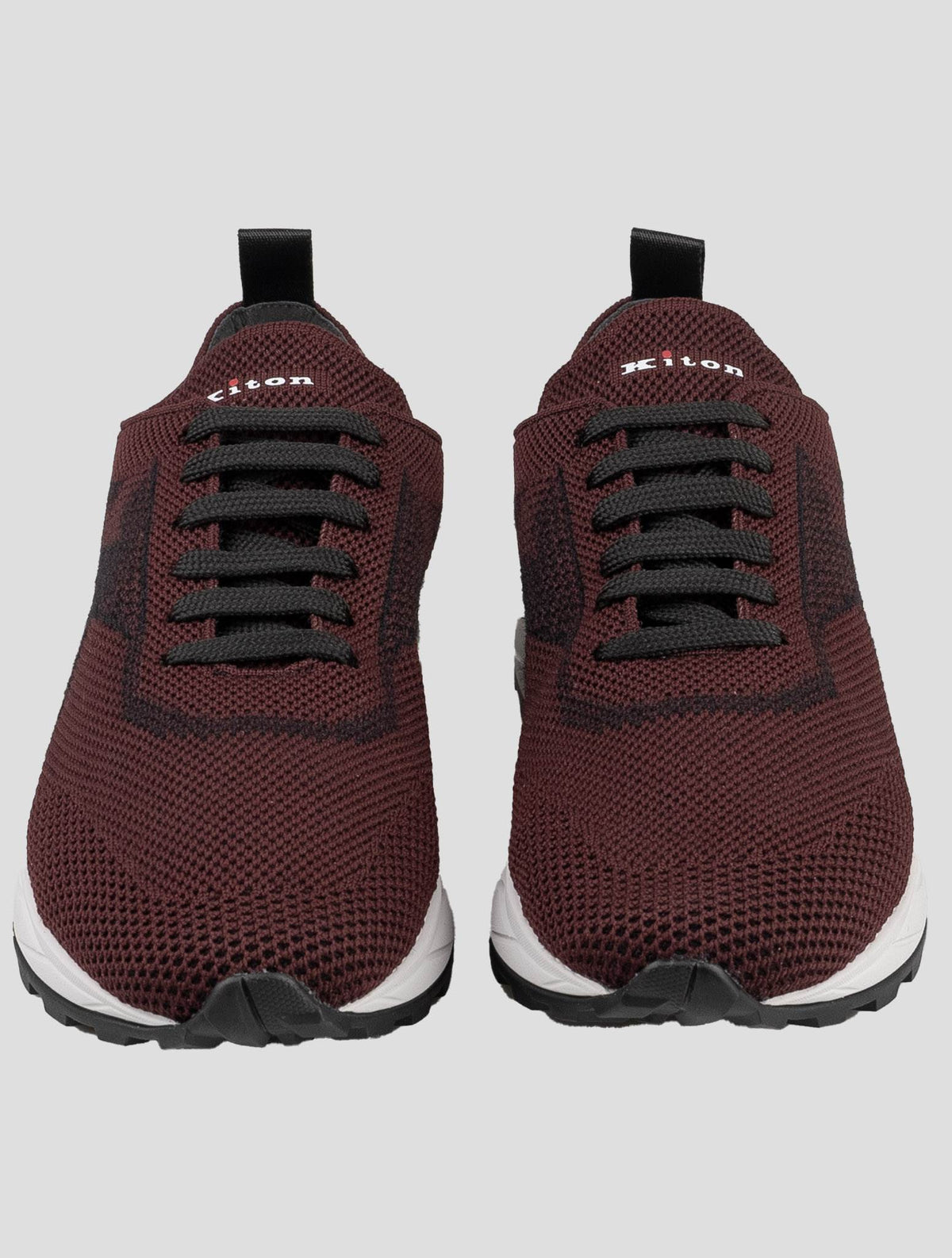 Kiton Kiton Burgundy Pl Pu Wool Sneakers Burgundy 001