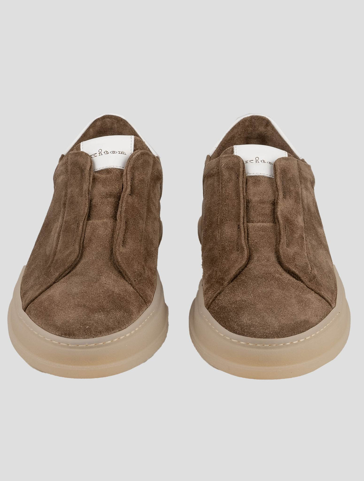 Kiton Kiton Beige Leather Suede Sneakers Beige 001