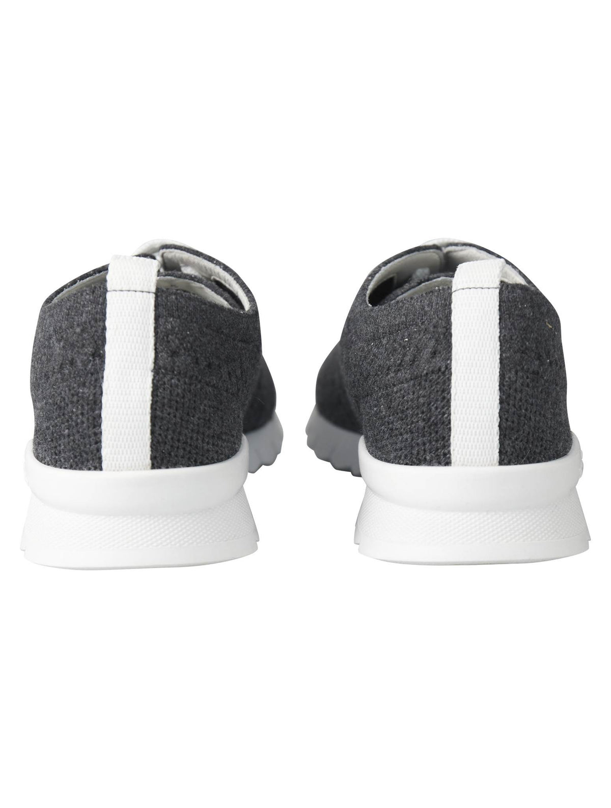 Kiton Gray Cashmere Sneaker