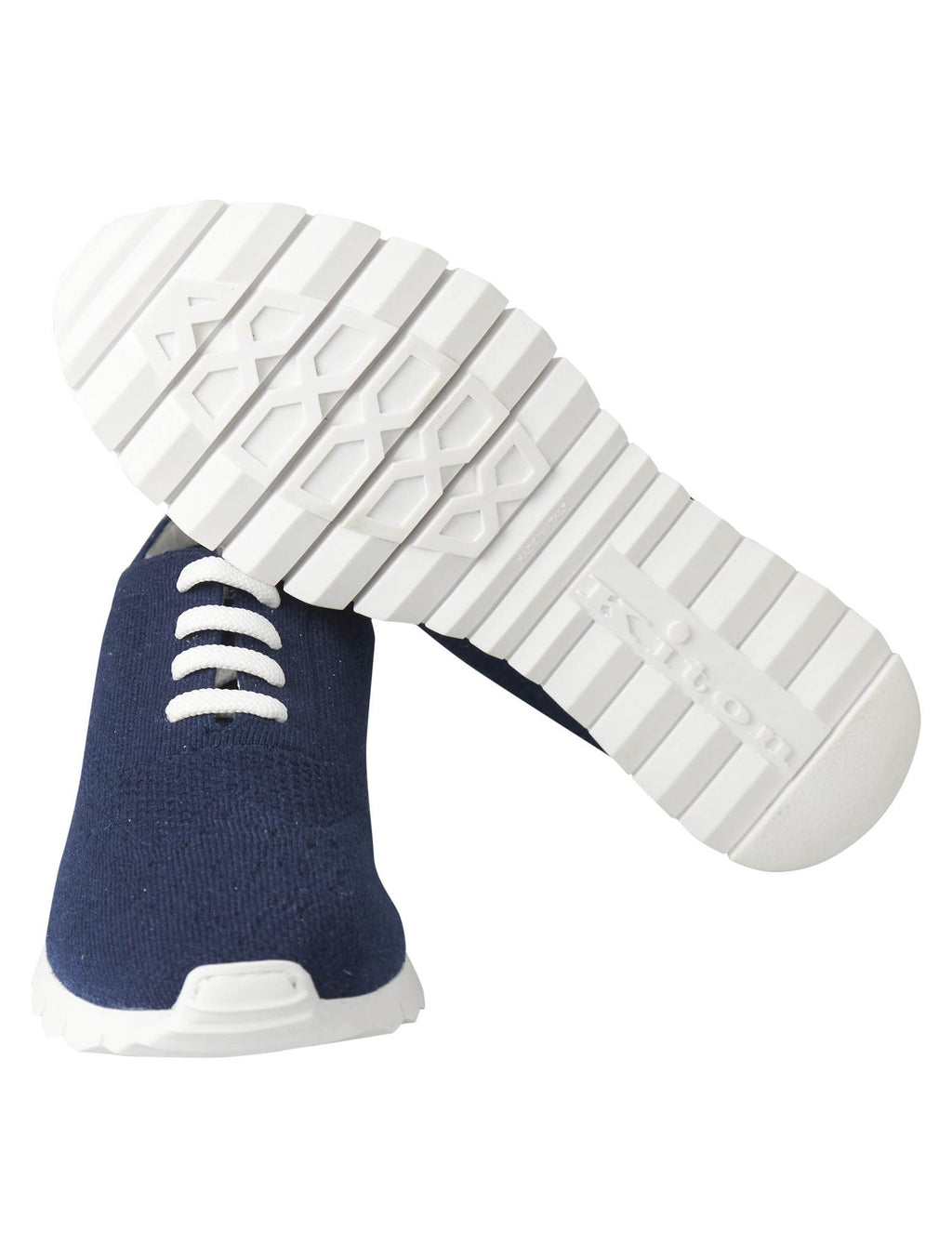 Kiton Blue Cashmere Sneaker