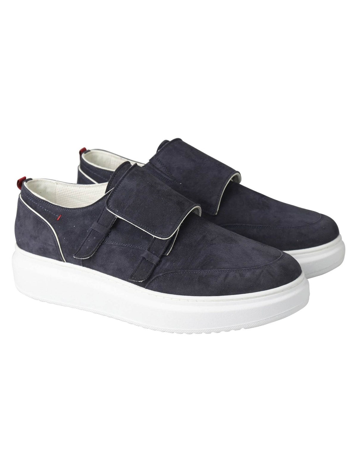 Kiton Kiton Blue Leather Suede Sneaker Blue 000