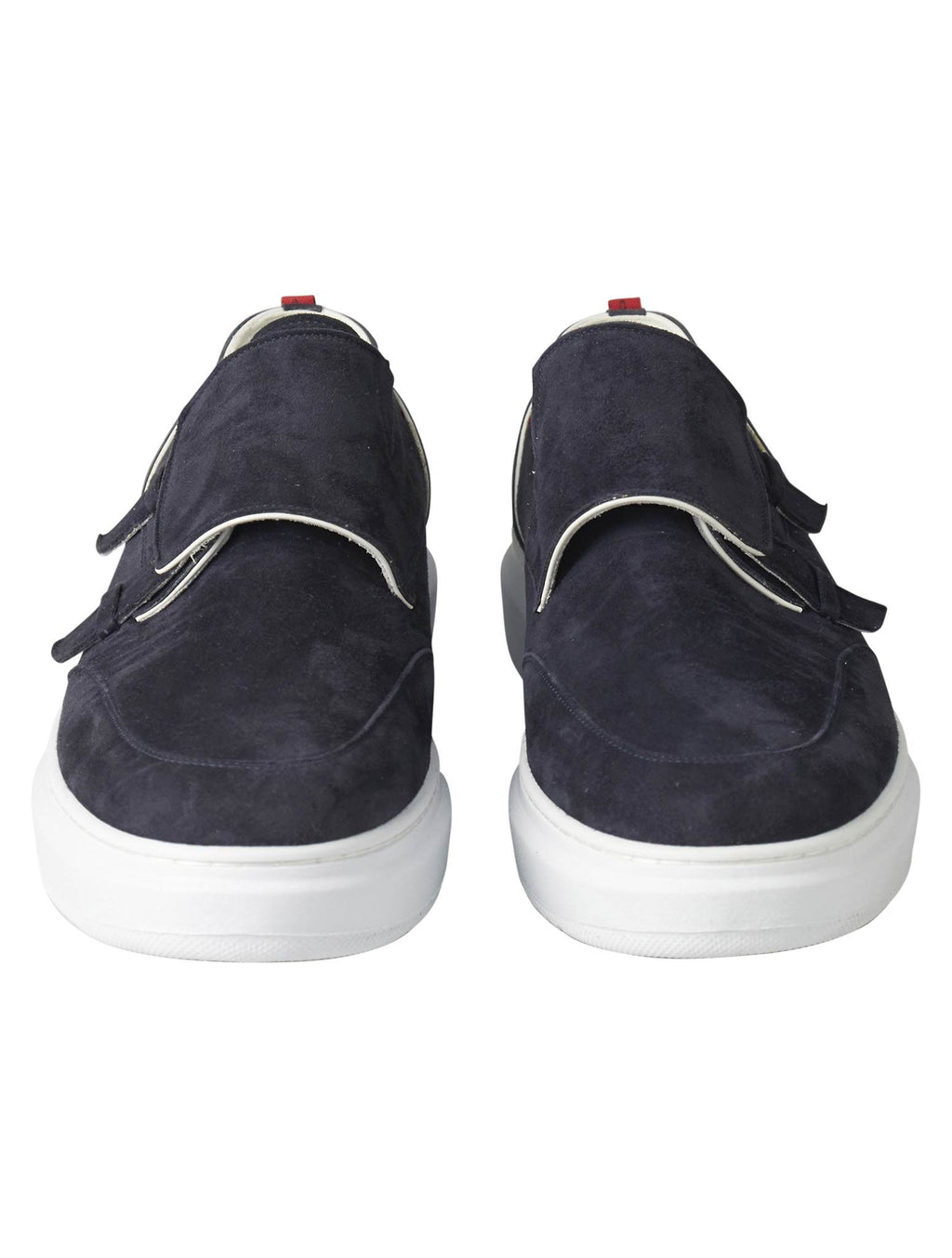 Kiton Kiton Blue Leather Suede Sneaker Blue 001