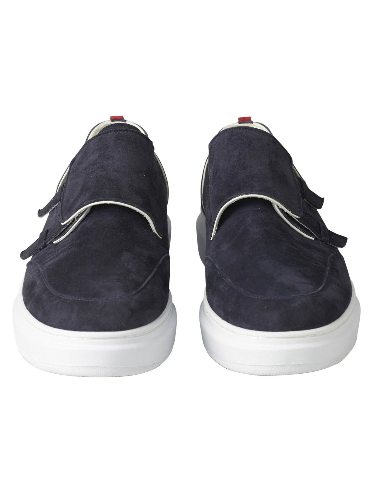 Kiton Kiton Blue Leather Suede Sneaker Blue 001