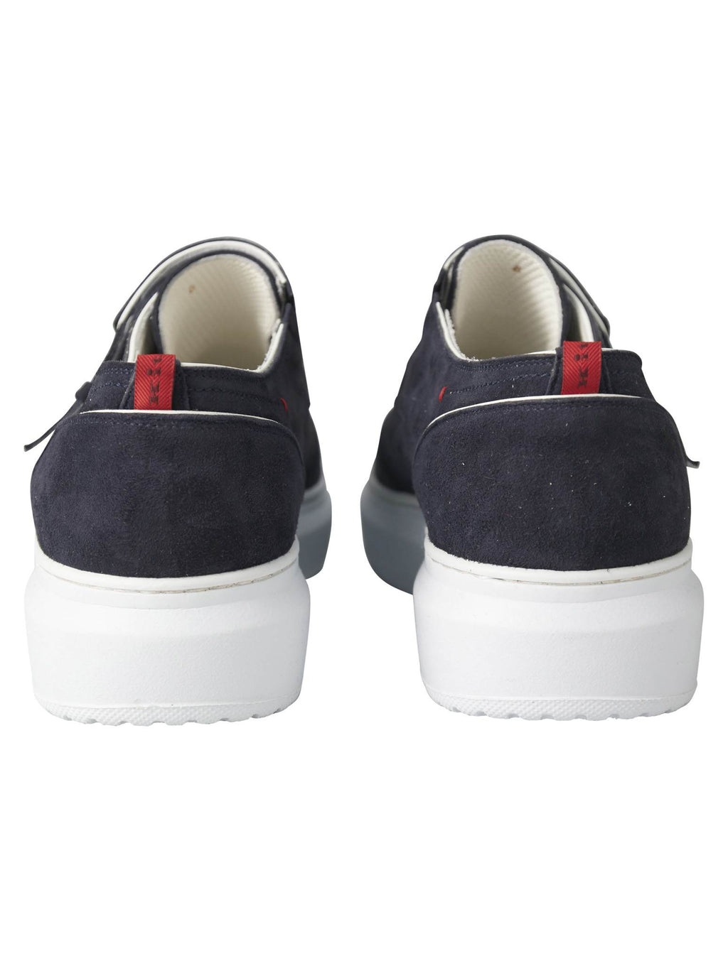 Kiton Blue Leather Suede Sneaker