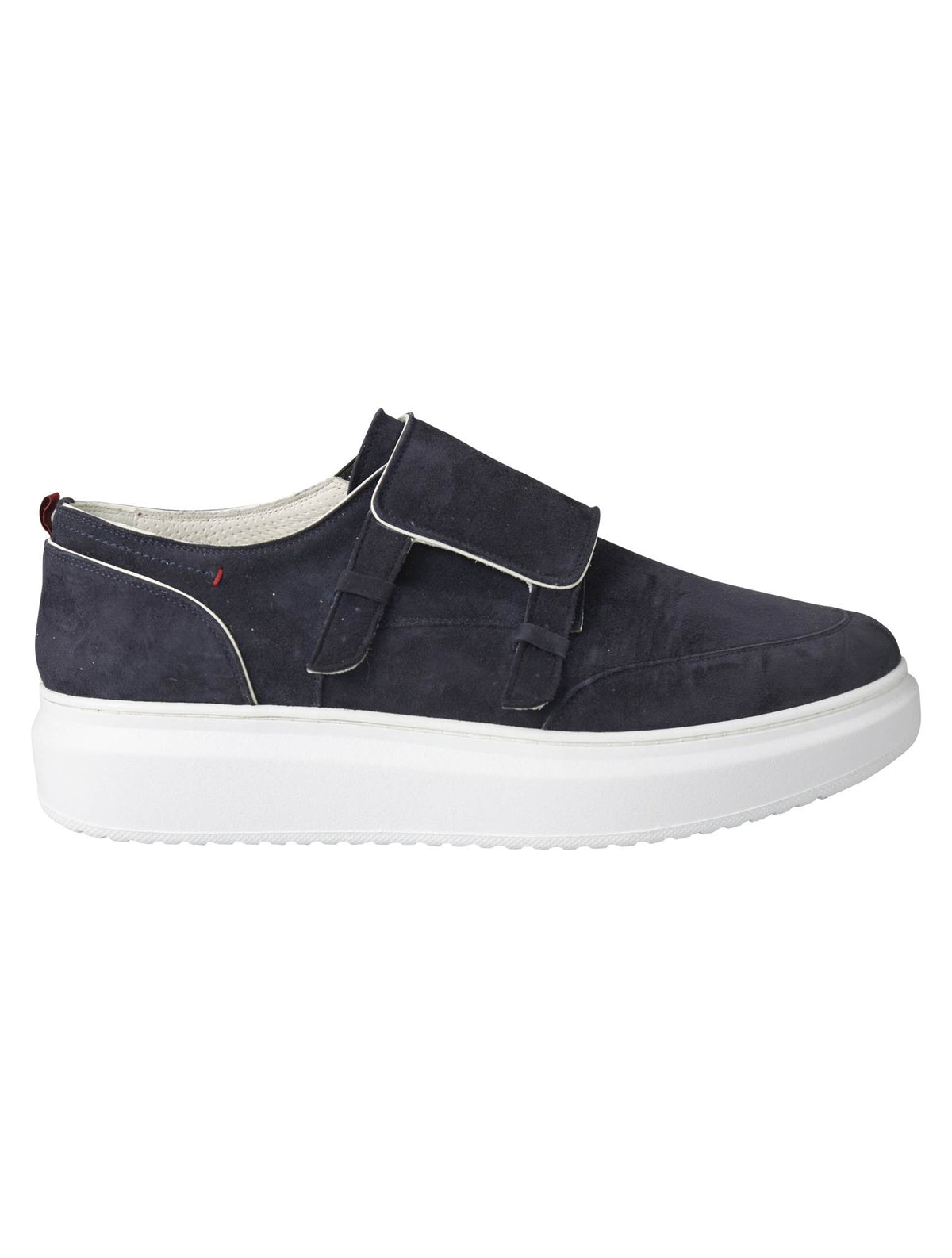 Kiton Blue Leather Suede Sneaker