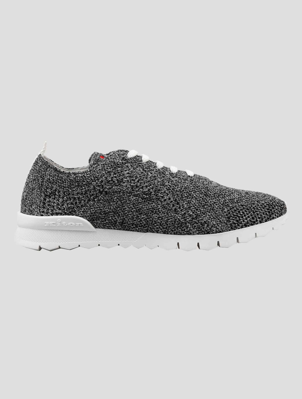 Kiton Gray Cashmere Pl Sneakers