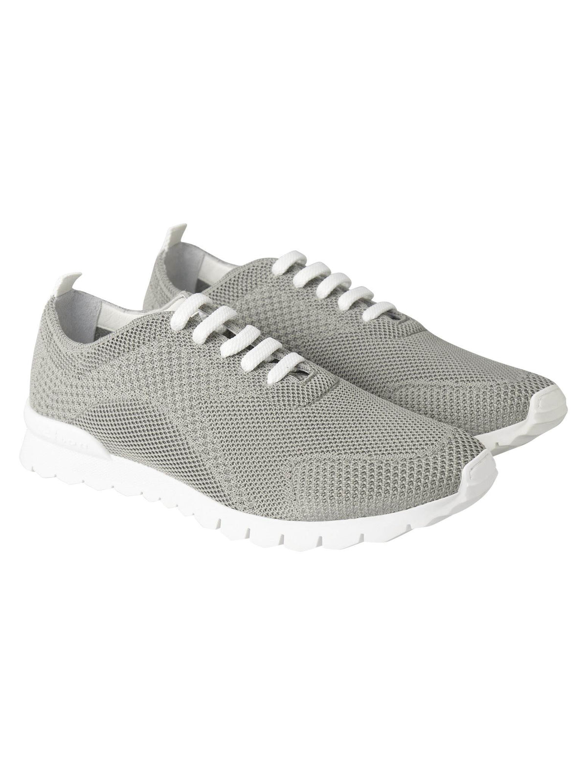 Kiton Gray Cotton Ea Sneaker Fits