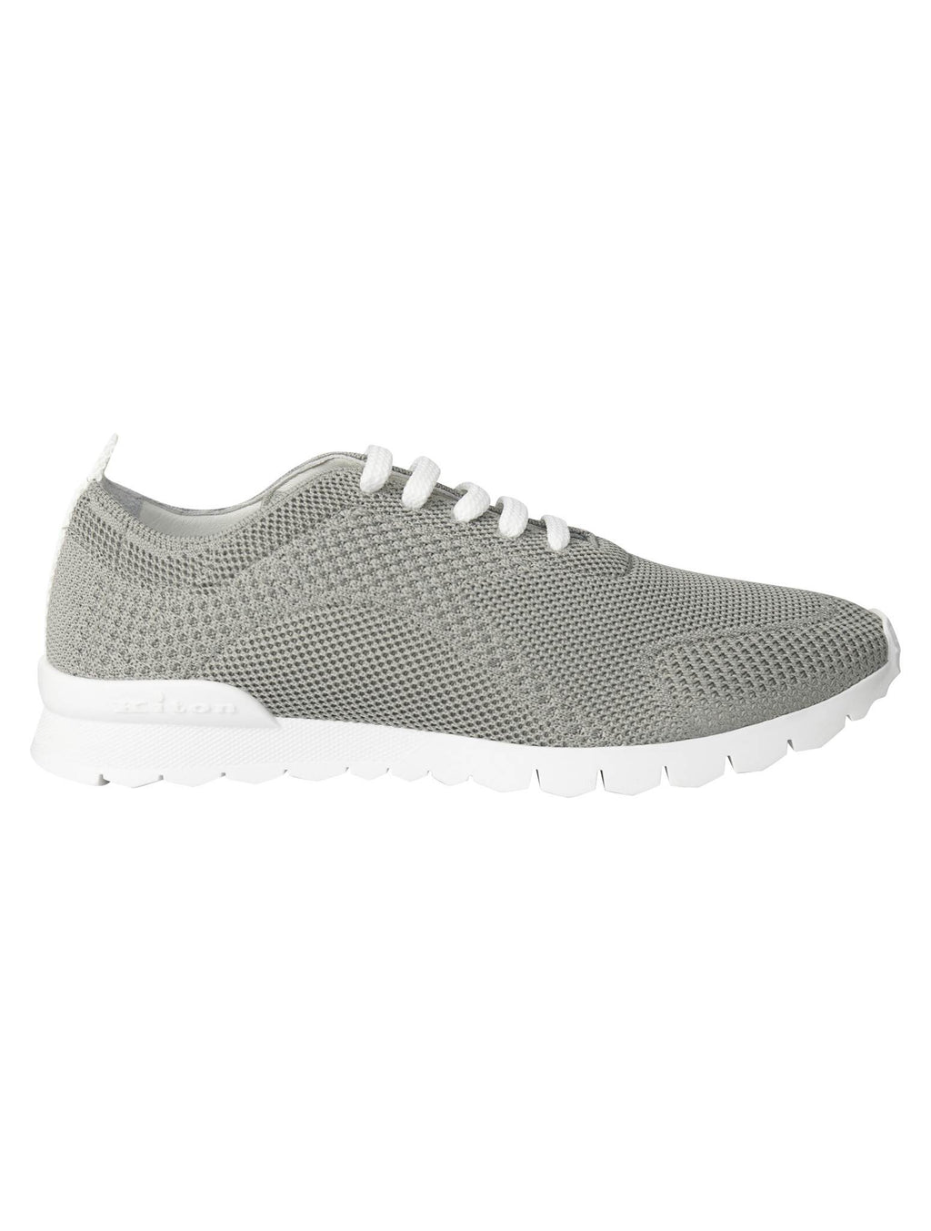 Kiton Gray Cotton Ea Sneaker Fits