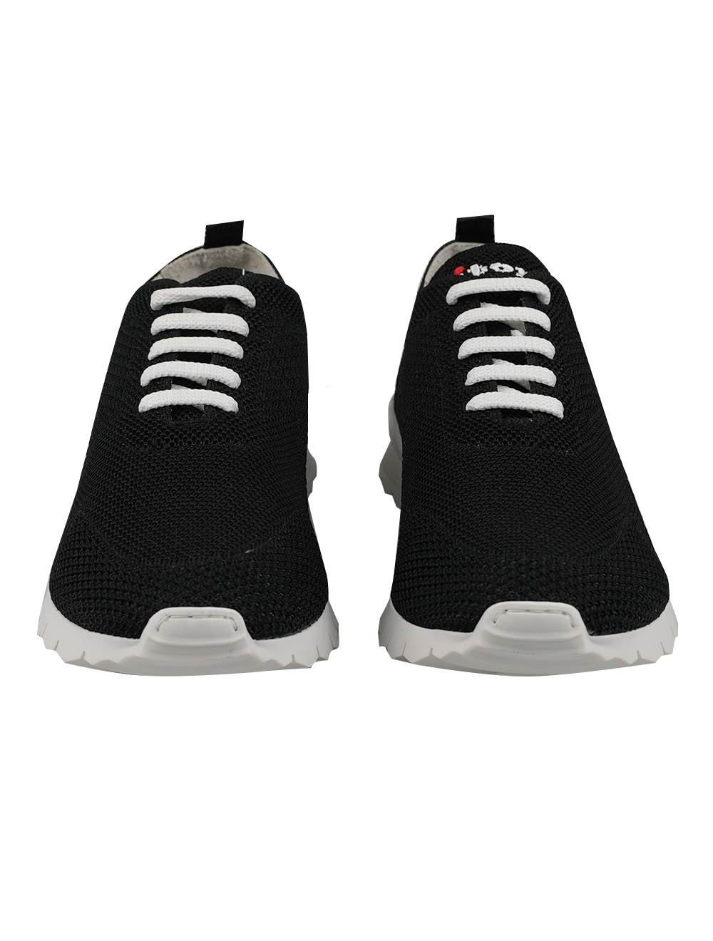 Kiton Kiton Black Cotton Ea Sneakers Black 001