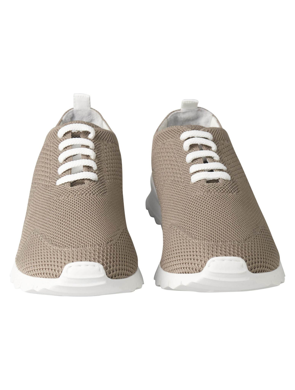 Kiton Kiton Brown Cotton Ea Sneaker Fits Brown 001