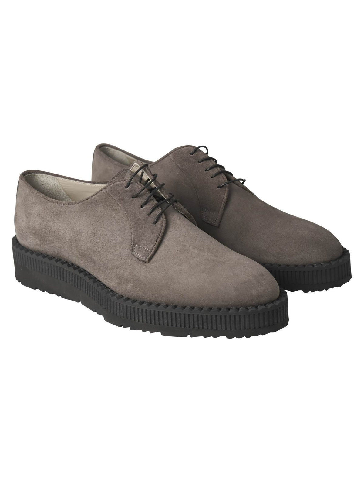 Kiton Kiton Gray Leather Suede Sneaker Gray 000