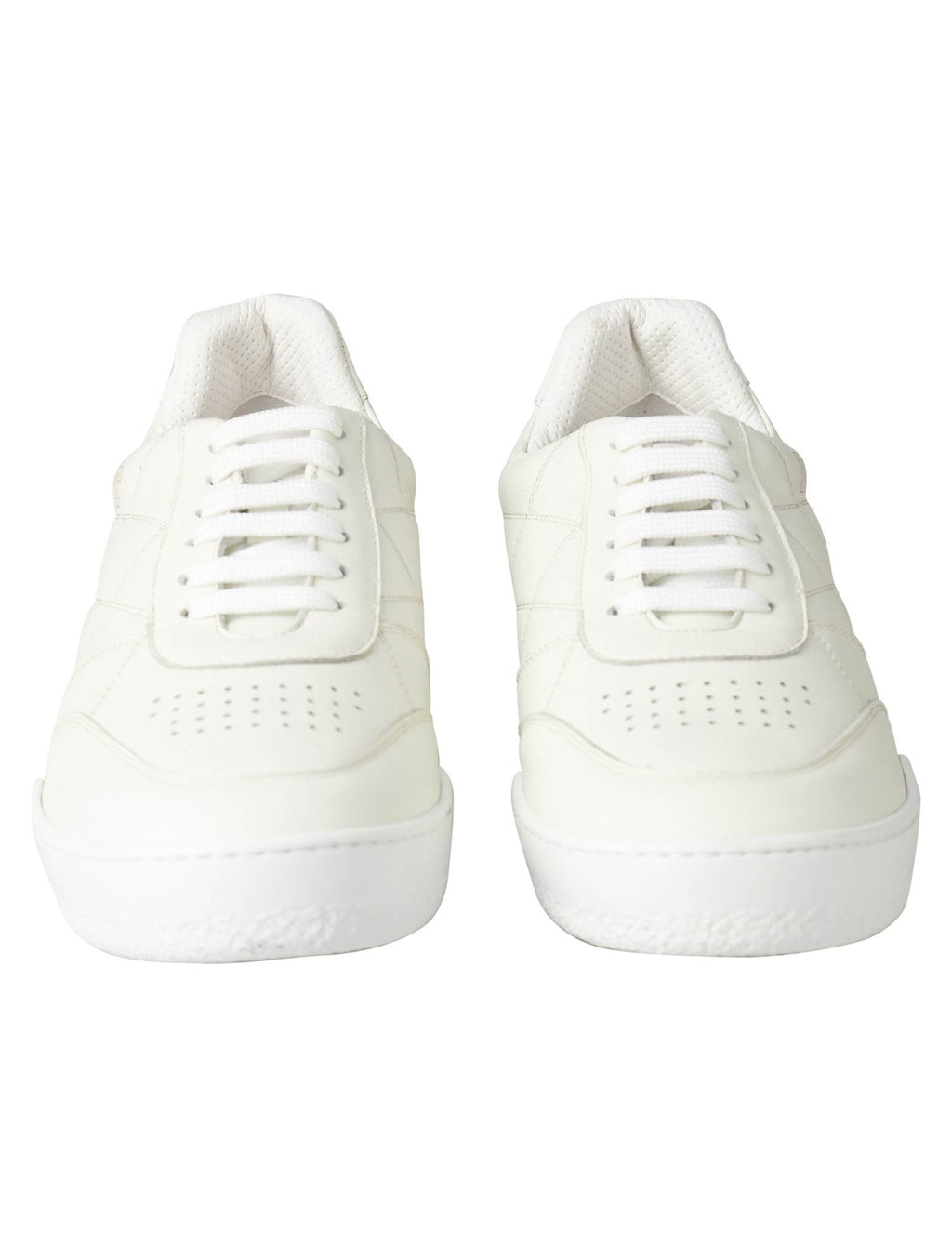 KNT Kiton KNT White Leather Sneaker White 001