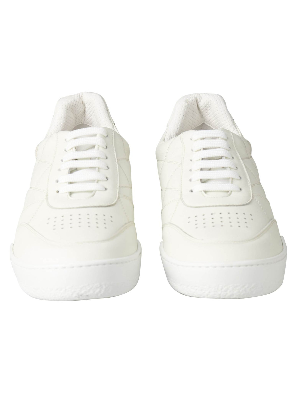 KNT Kiton KNT White Leather Sneaker White 001