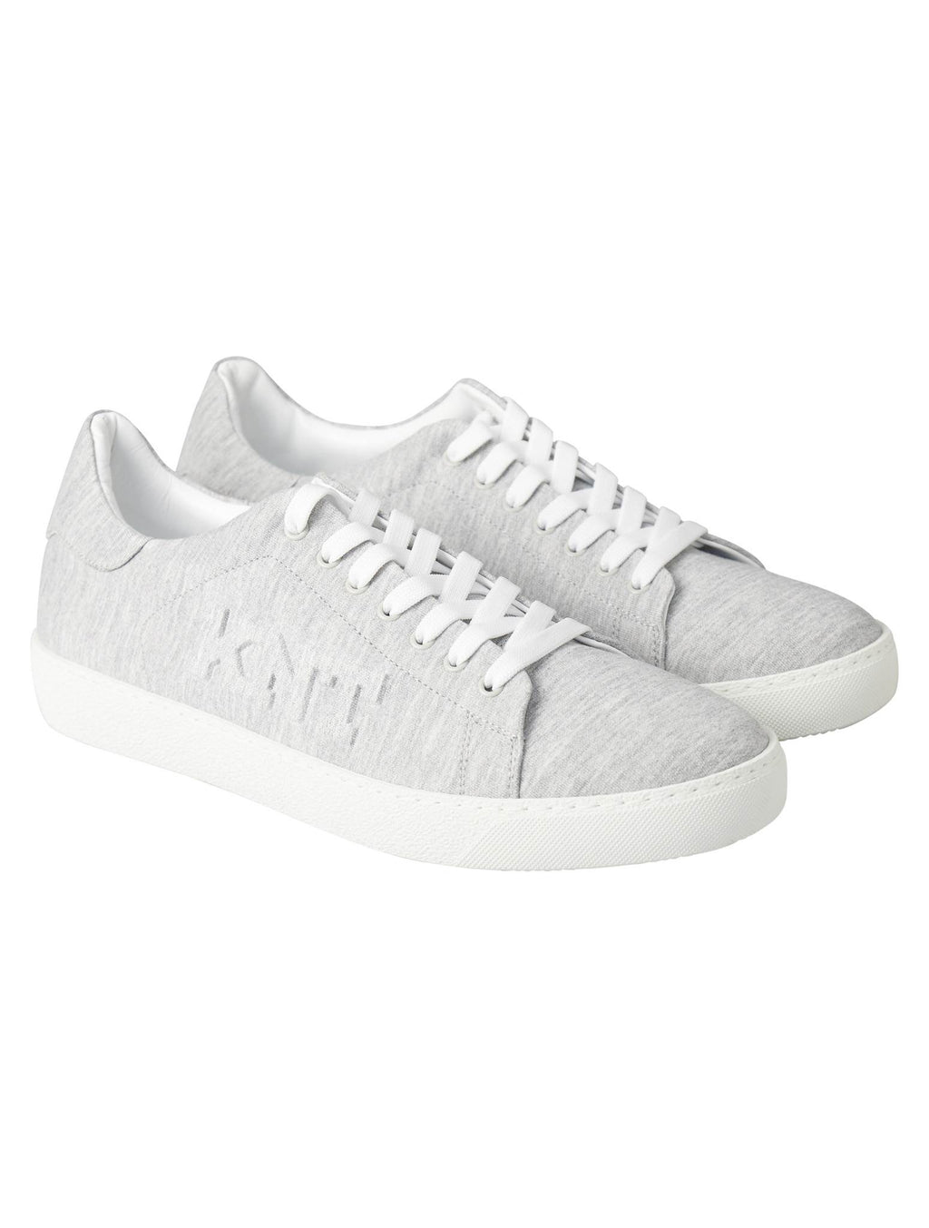 KNT Kiton Gray Cotton Pl Sneaker