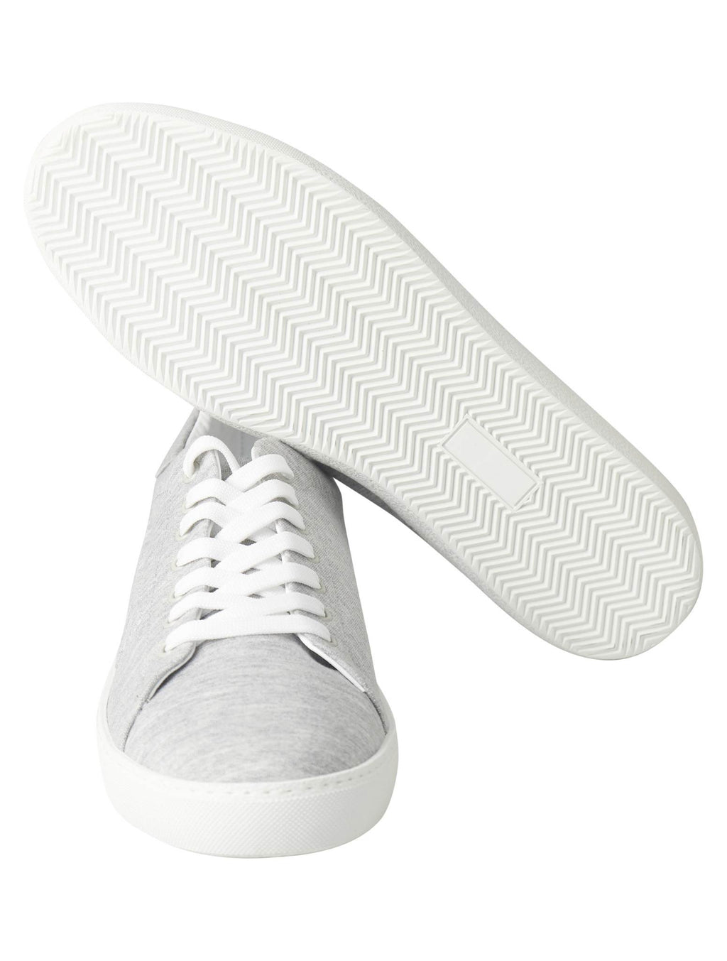 KNT Kiton Gray Cotton Pl Sneaker