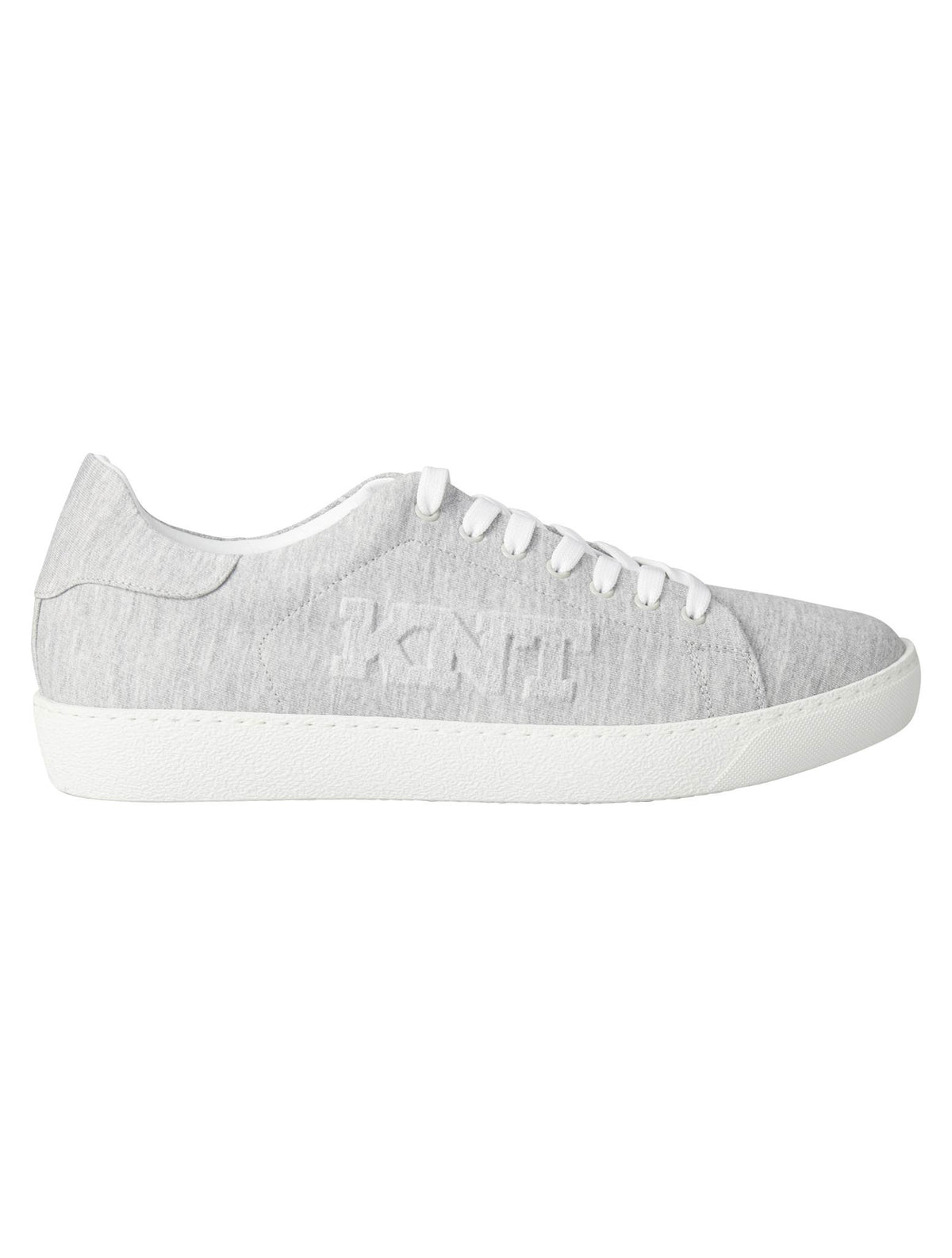 KNT Kiton Gray Cotton Pl Sneaker