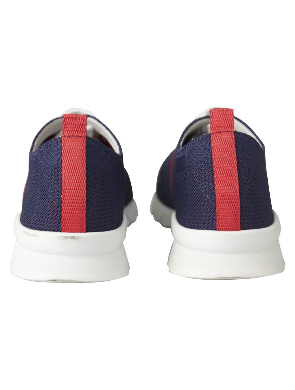 Kiton Blue Red Cotton Ea Sneaker Fits