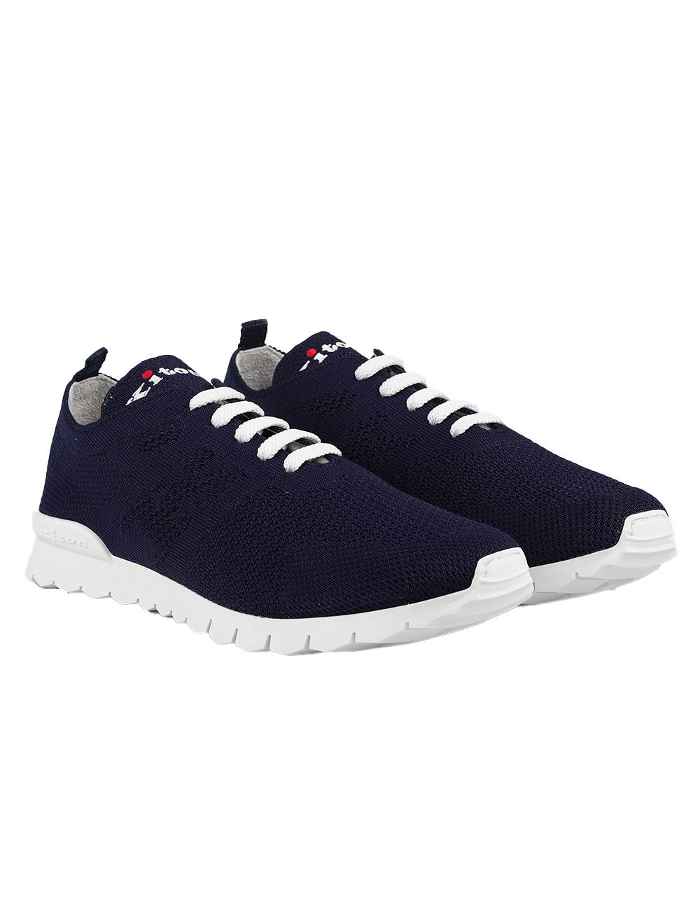 Kiton Kiton Blue Navy Cotton Ea Sneakers Blue Navy 000