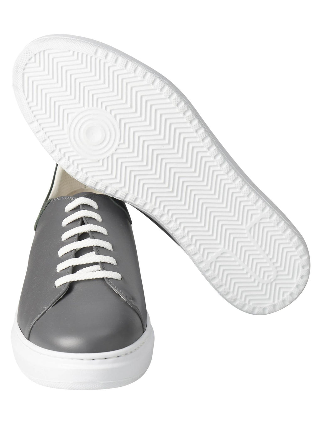 Kiton Gray green Leather Suede