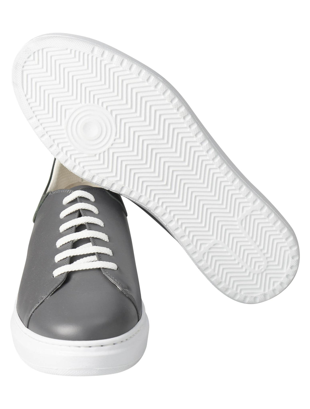 Kiton Gray green Leather Suede