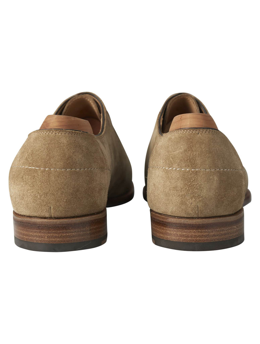 Kiton Beige Leather Suede Dress Shoes