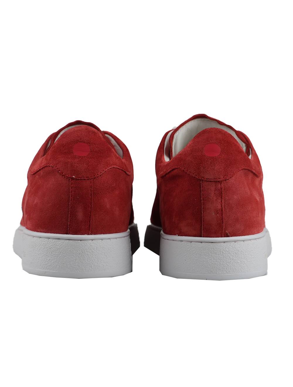 Kiton Red Leather Sneakers