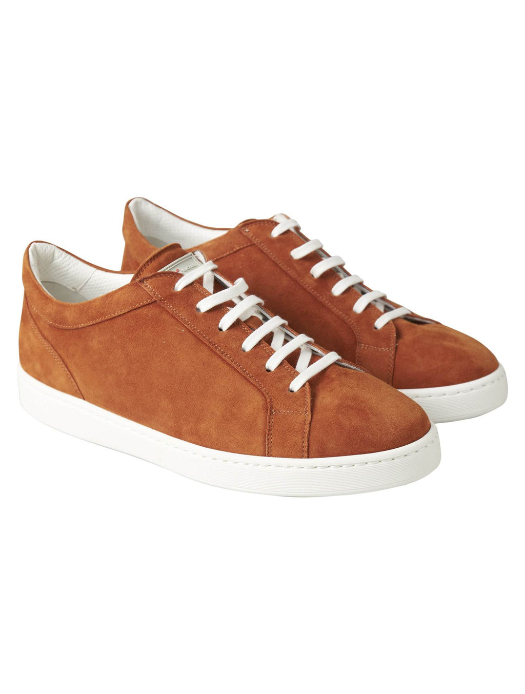 Kiton Kiton Blue Leather Suede Sneaker Brown 000