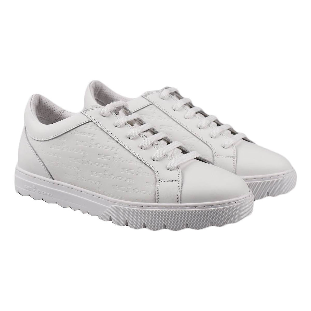 Kiton Kiton White Leather Sneakers White 000