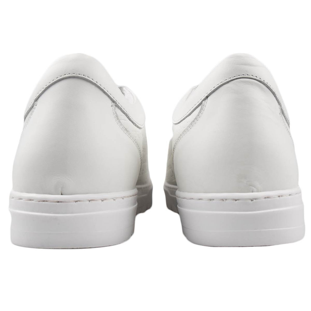 Kiton White Leather Sneakers