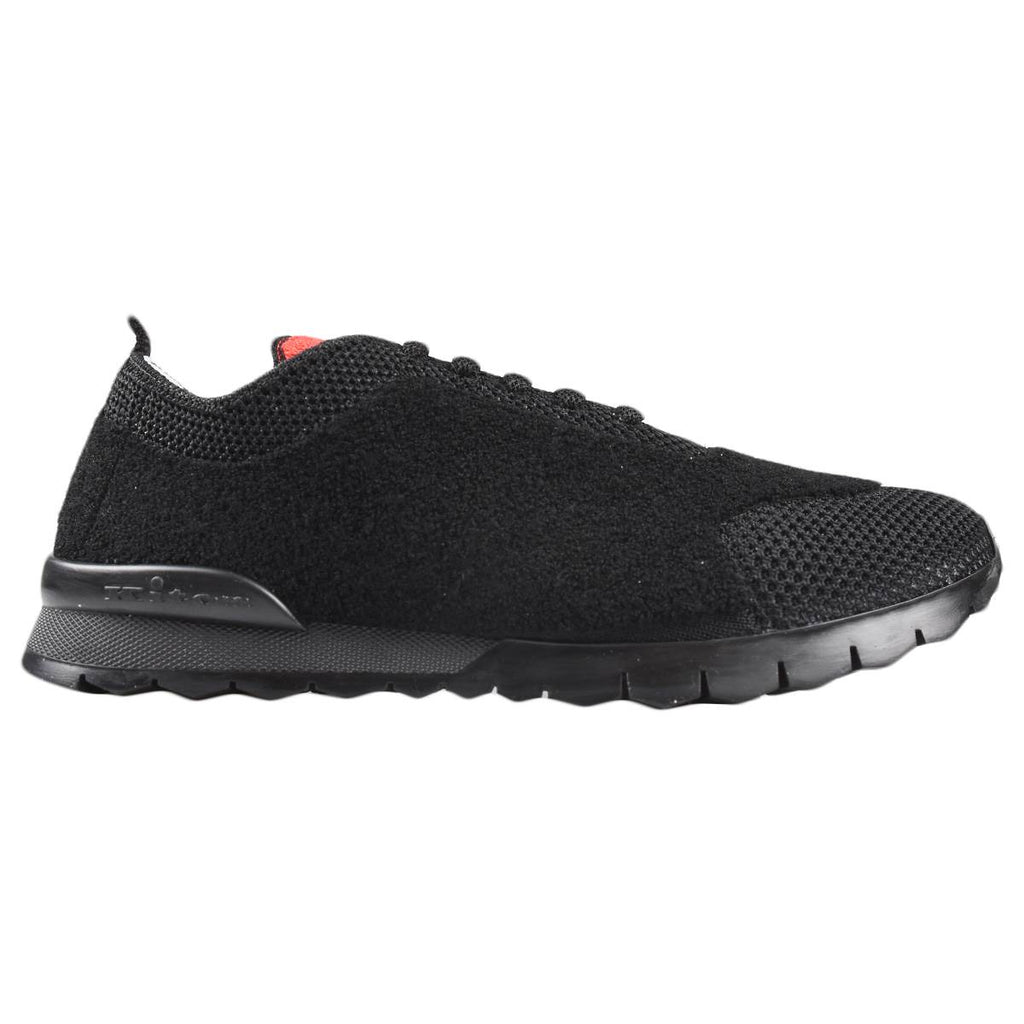 KITON Black Red PL Wool Shoes
