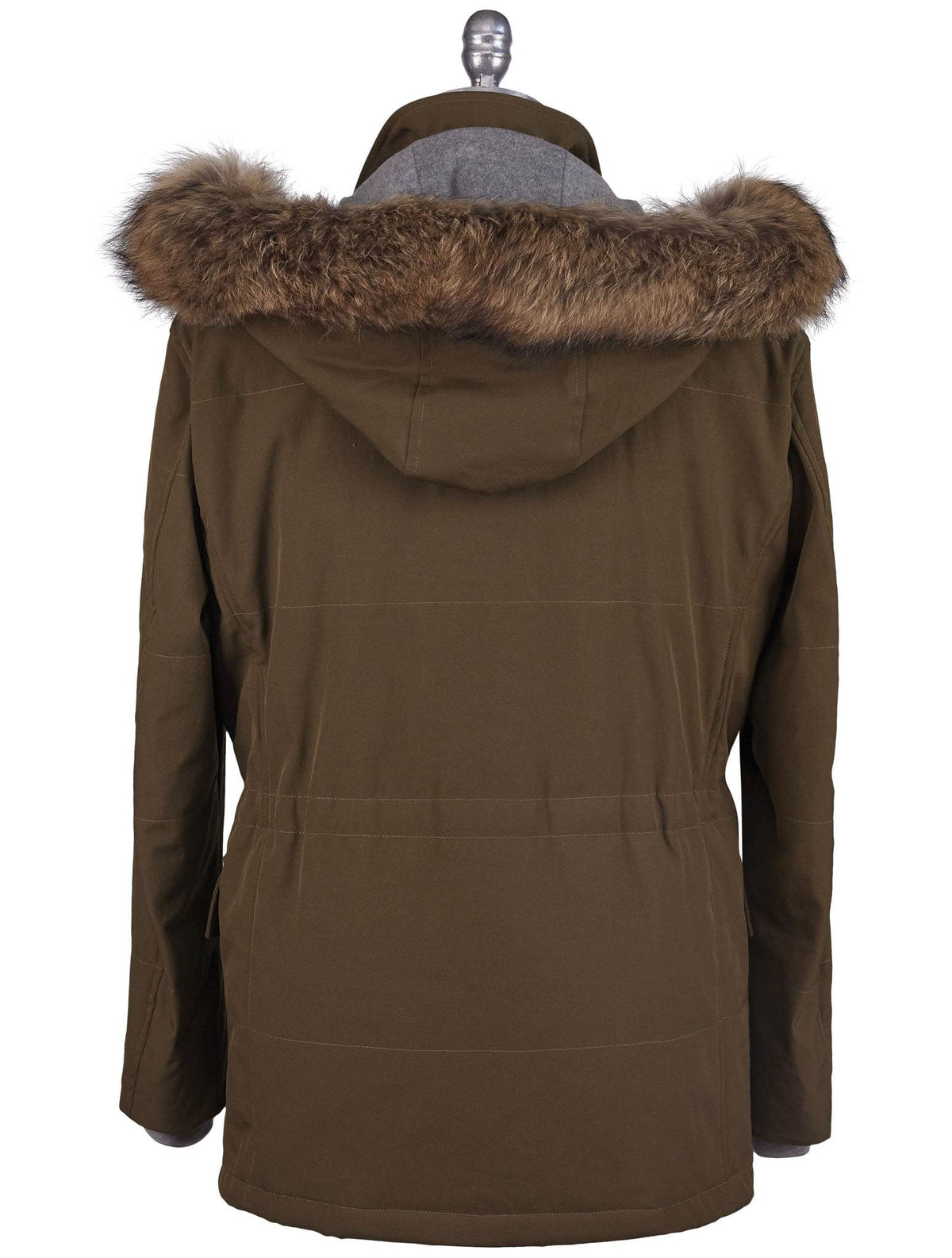 Kiton Pl Cotton With Raccoon Fur Coat