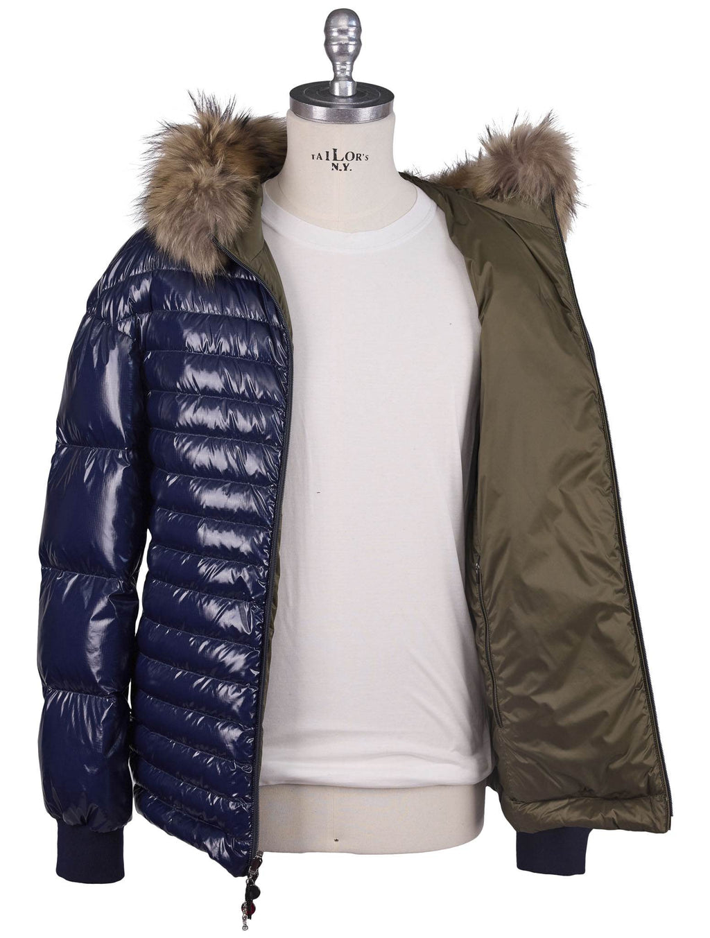 Kiton Pa Pu With Fur Reverse Coat