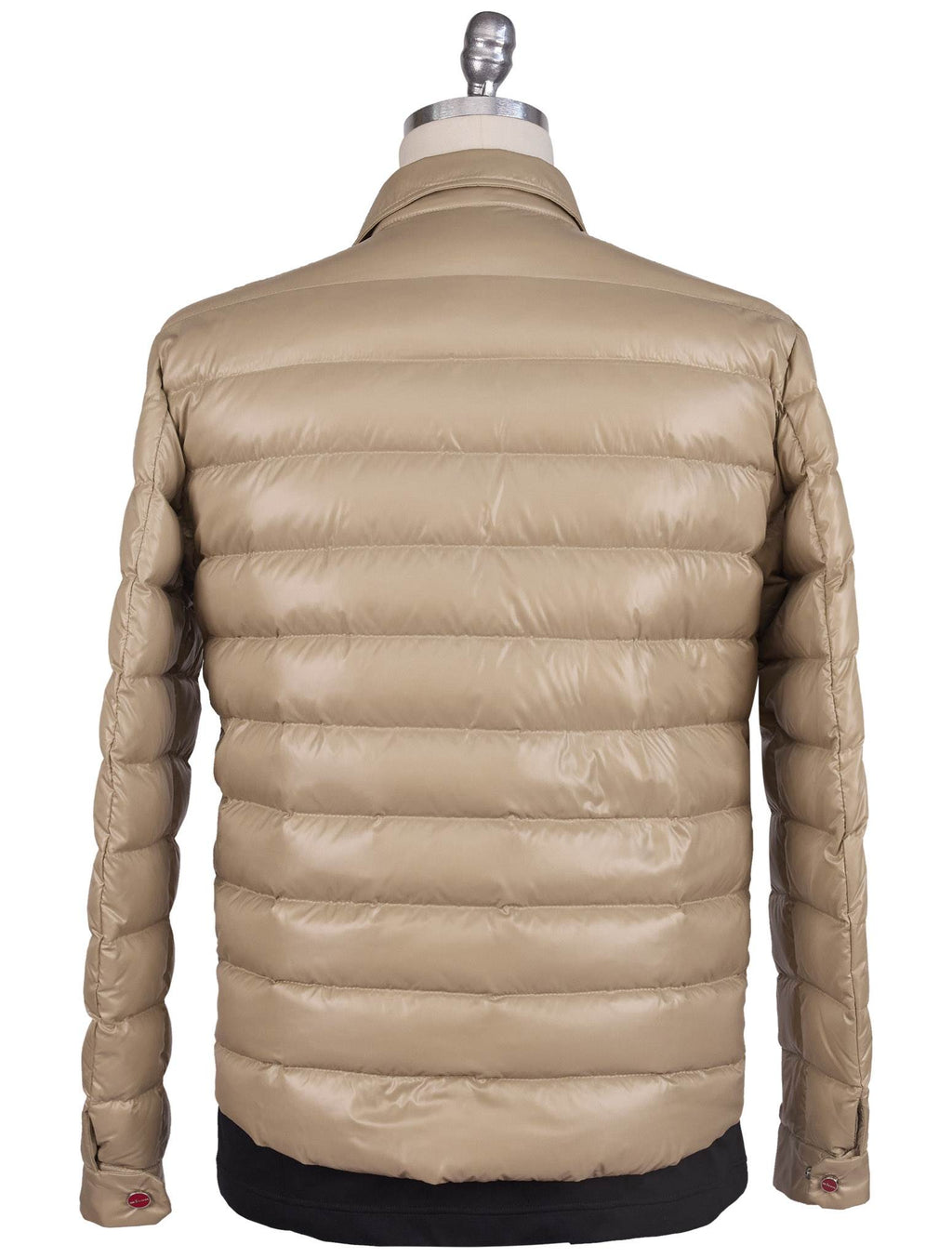 Kiton Beige Nylon Pa Pu Coat
