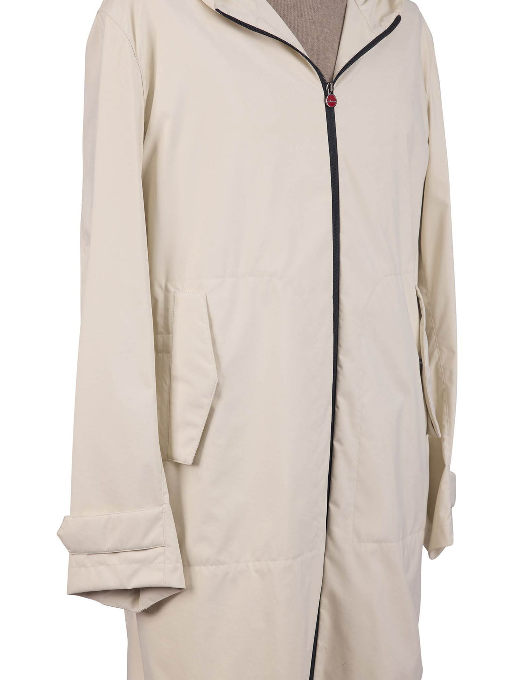 Kiton White PA PL Overcoat
