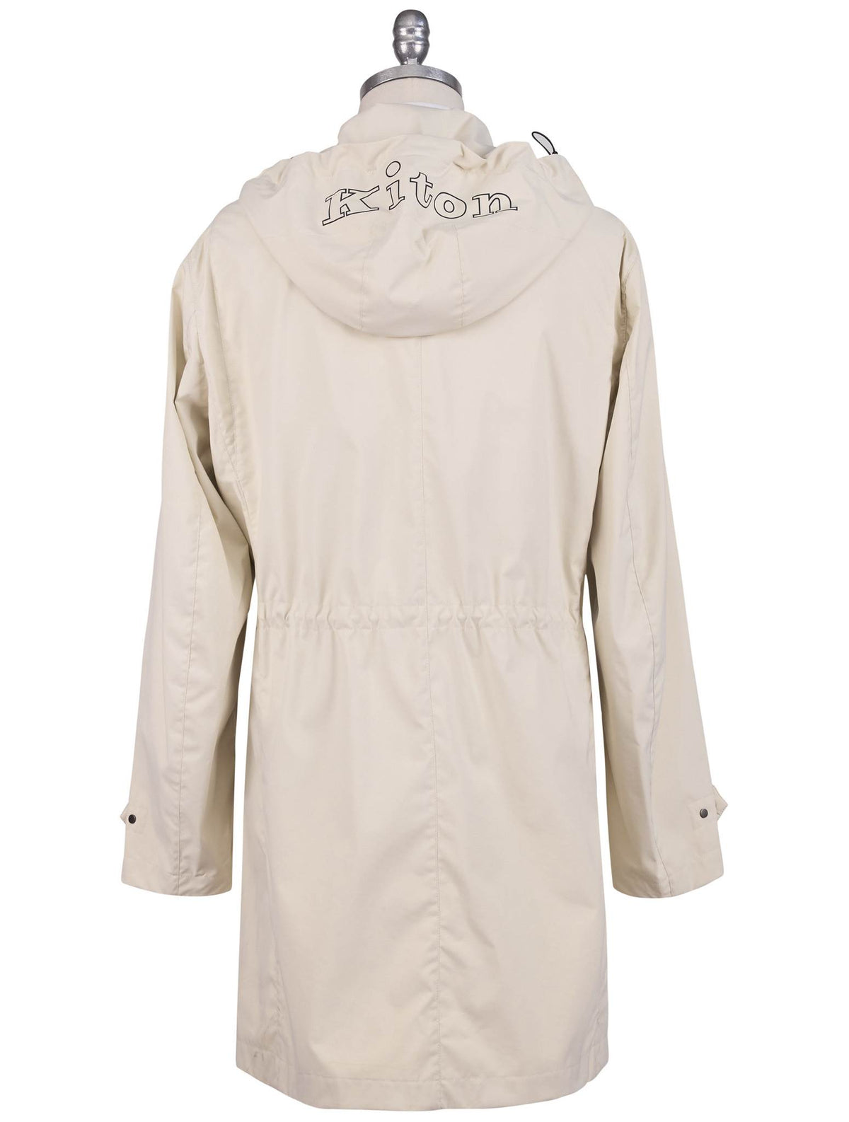Kiton White PA PL Overcoat