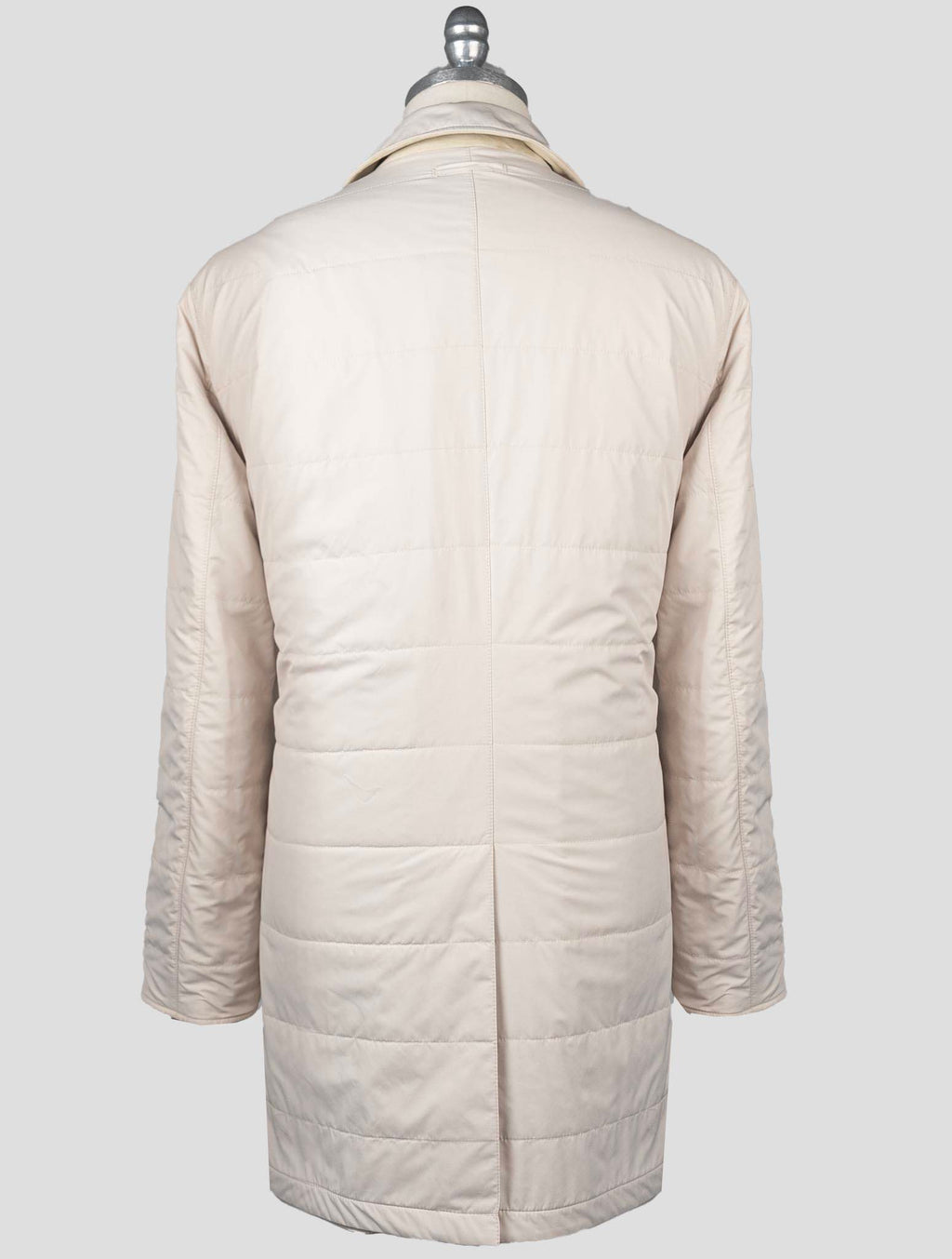 Kiton Gray White Cashmere PL Overcoat