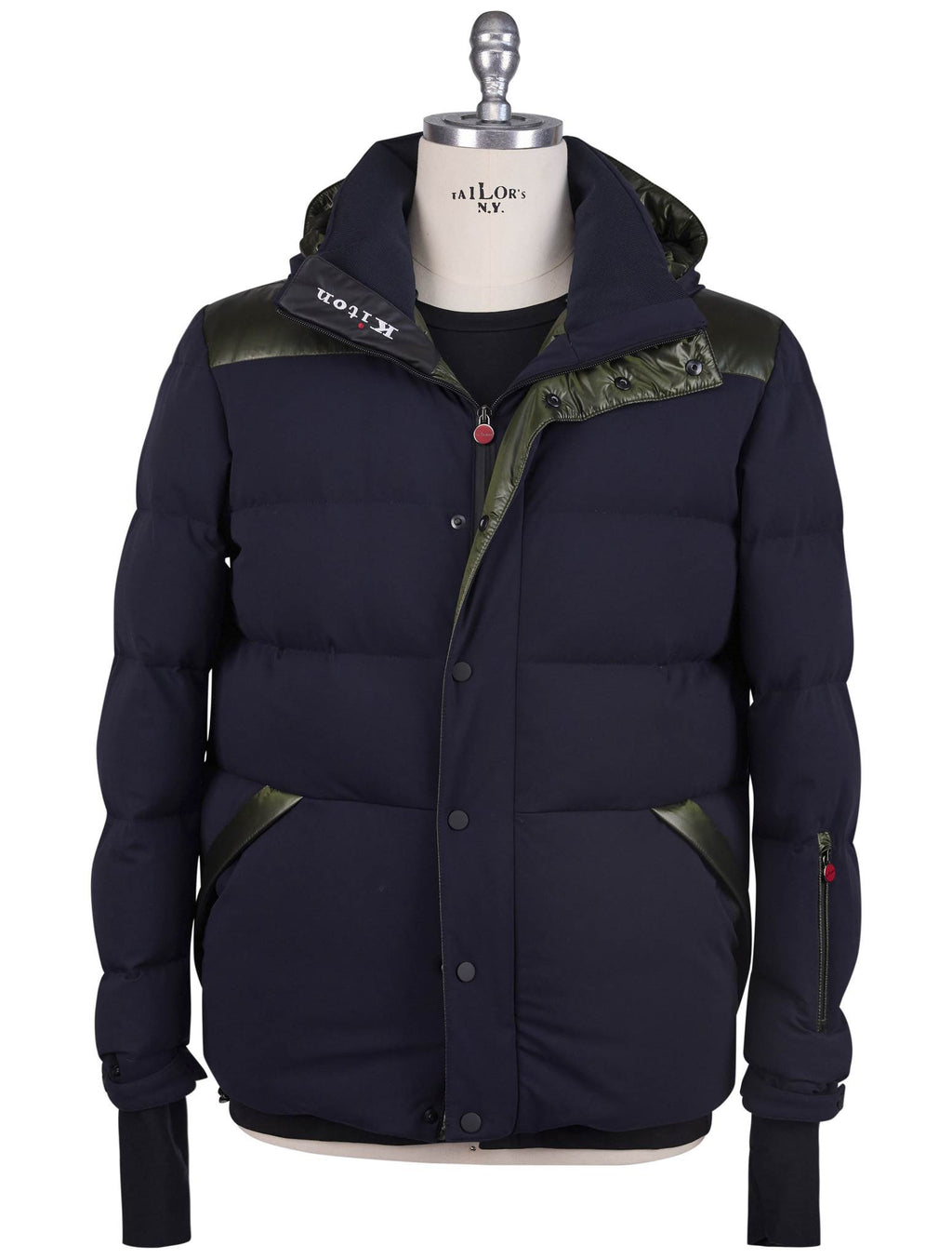 Kiton Kiton Blue Pa Ea Pu Coat Blue 000