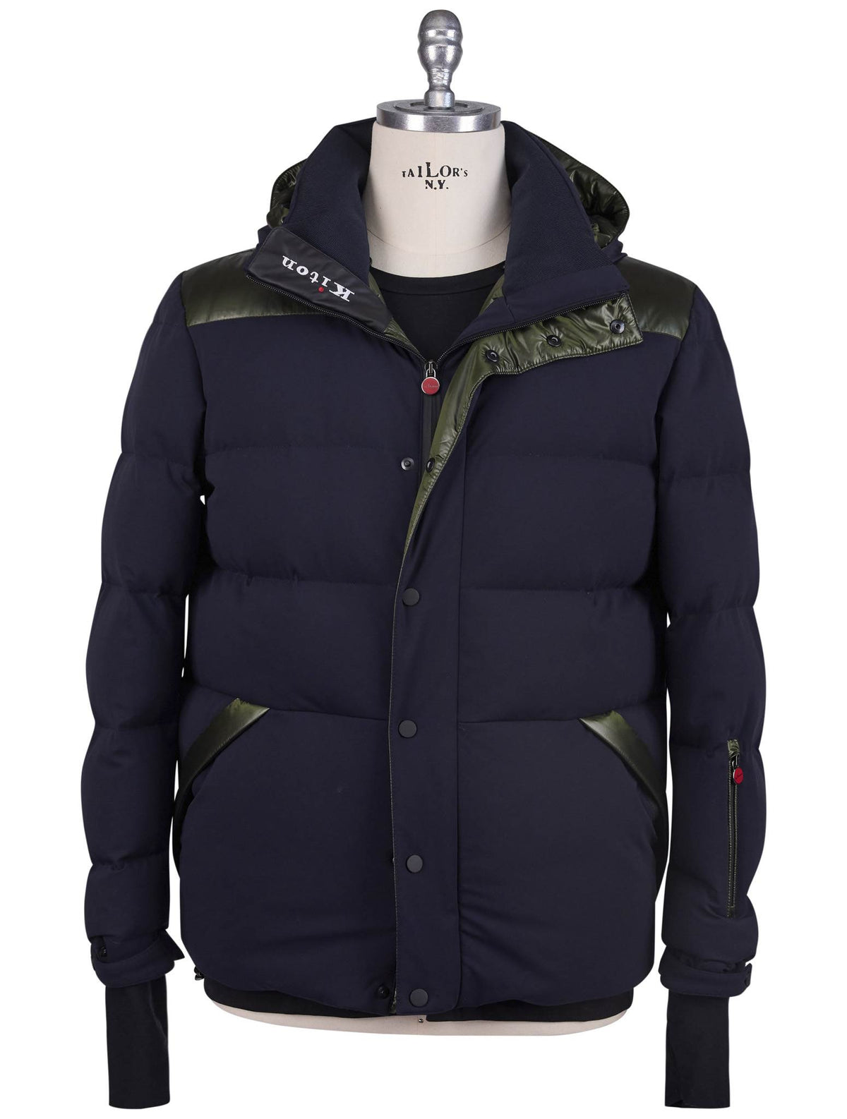 Kiton Kiton Blue Pa Ea Pu Coat Blue 000