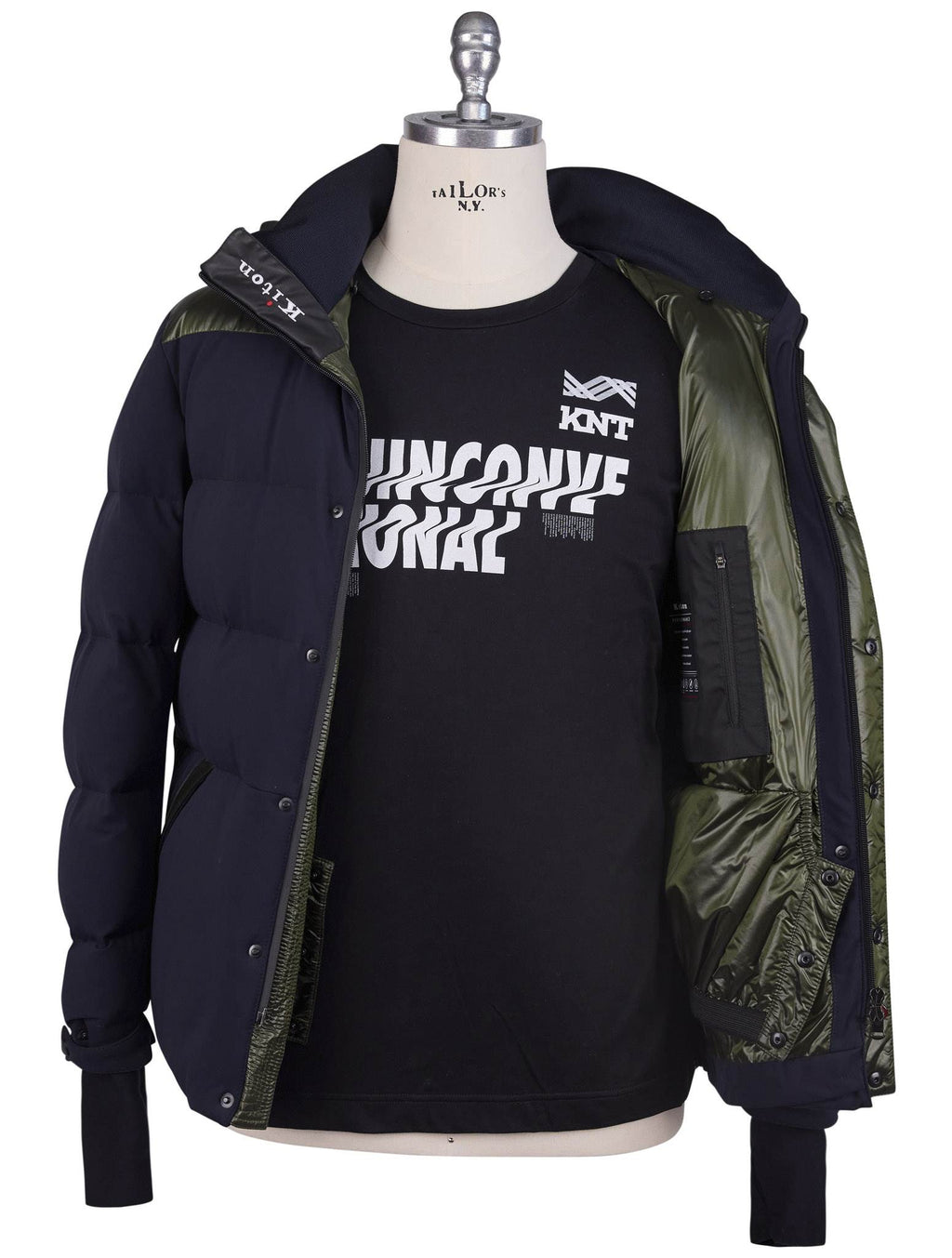 Kiton Blue Pa Ea Pu Coat