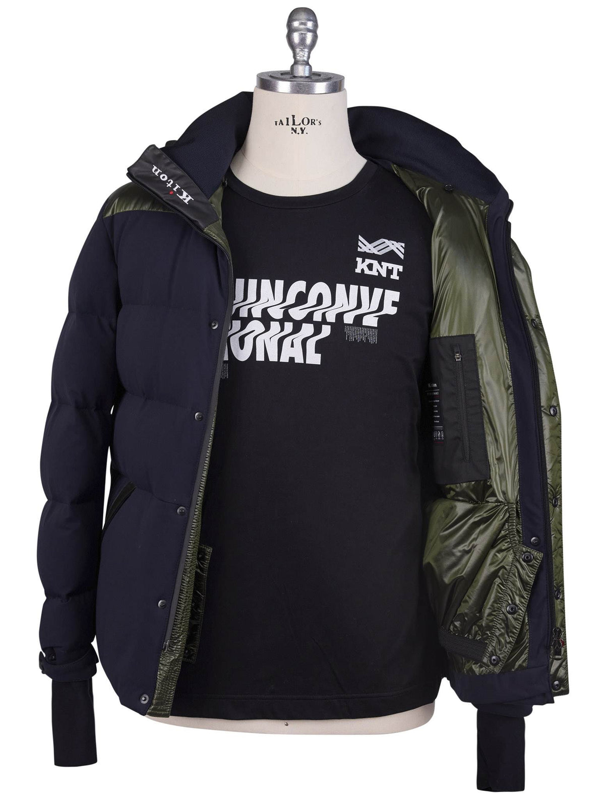 Kiton Blue Pa Ea Pu Coat