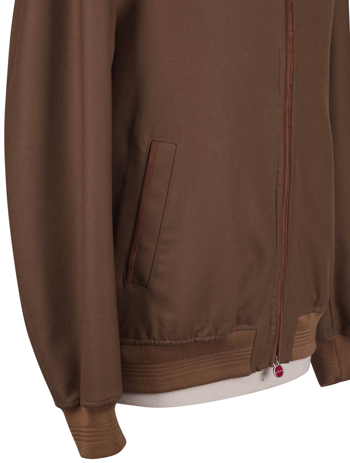 Kiton Kiton Brown Wool Ea Coat Brown 001
