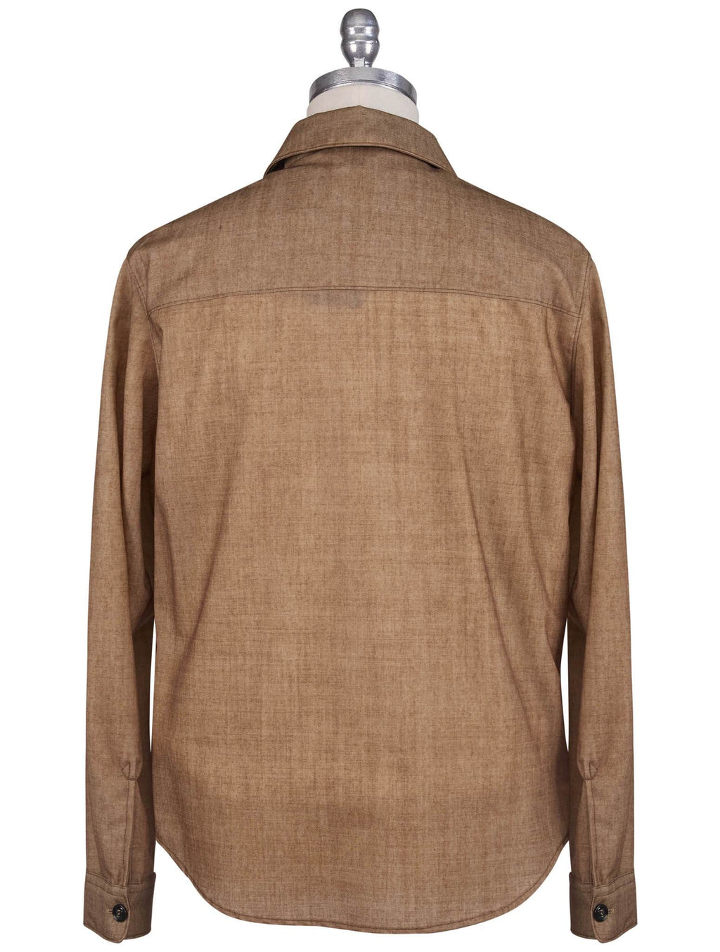 Kiton Brown Wool Pa Coat