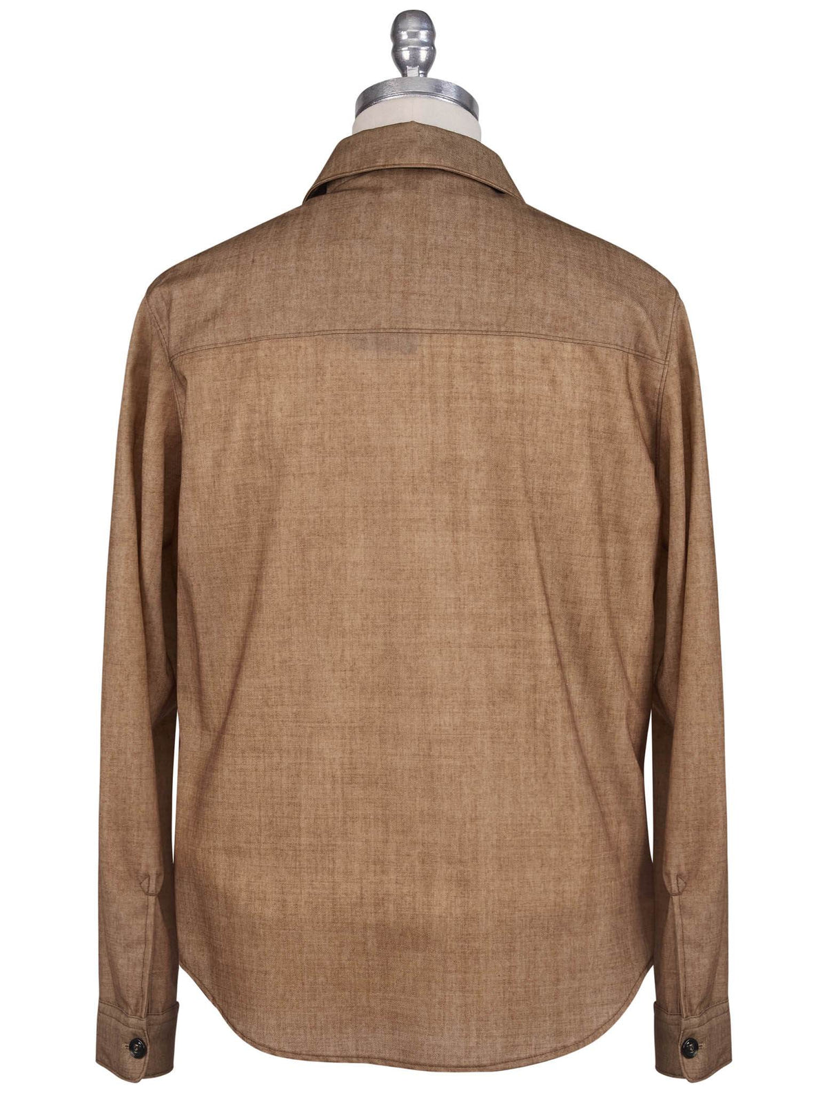 Kiton Brown Wool Pa Coat