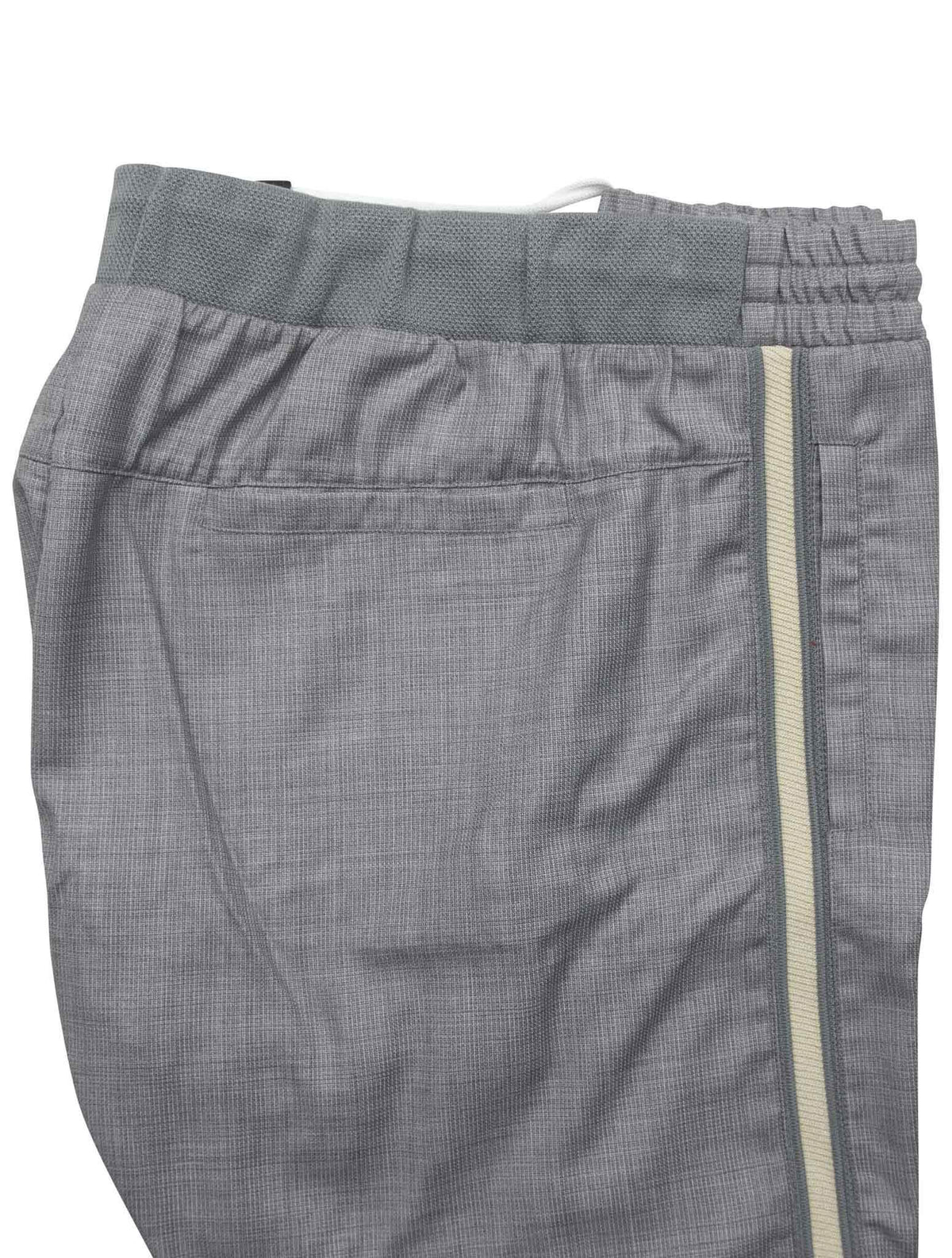 Kiton Gray Virgin Wool Pa Short Pants